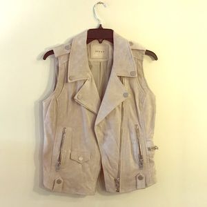 BLANK NYC Tan Suede Jacket Vest
